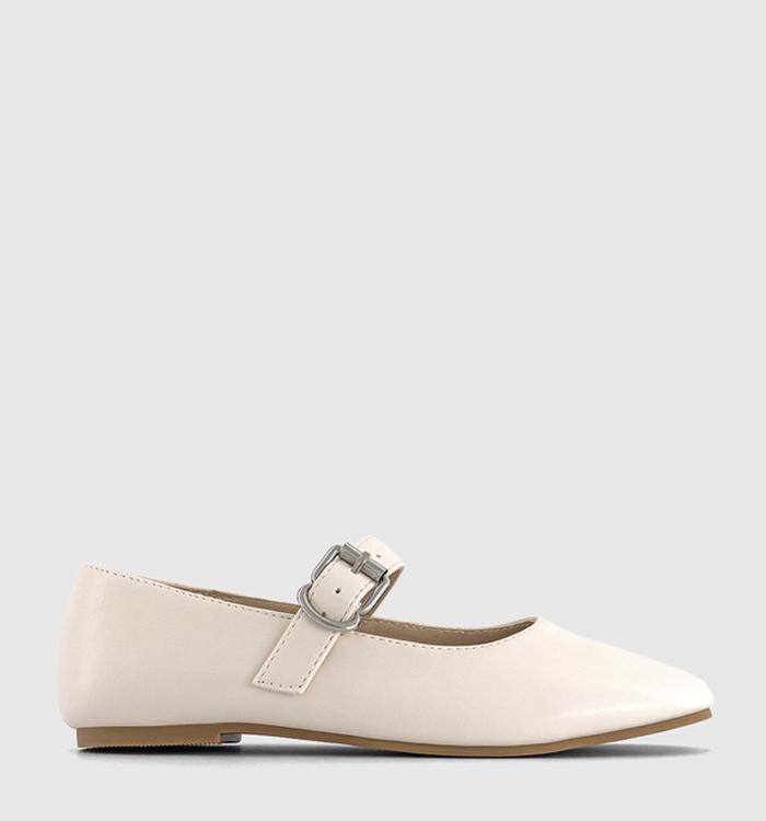 OFFICE Kids Gloria Mary Jane Kids Ballet Pumps Cream