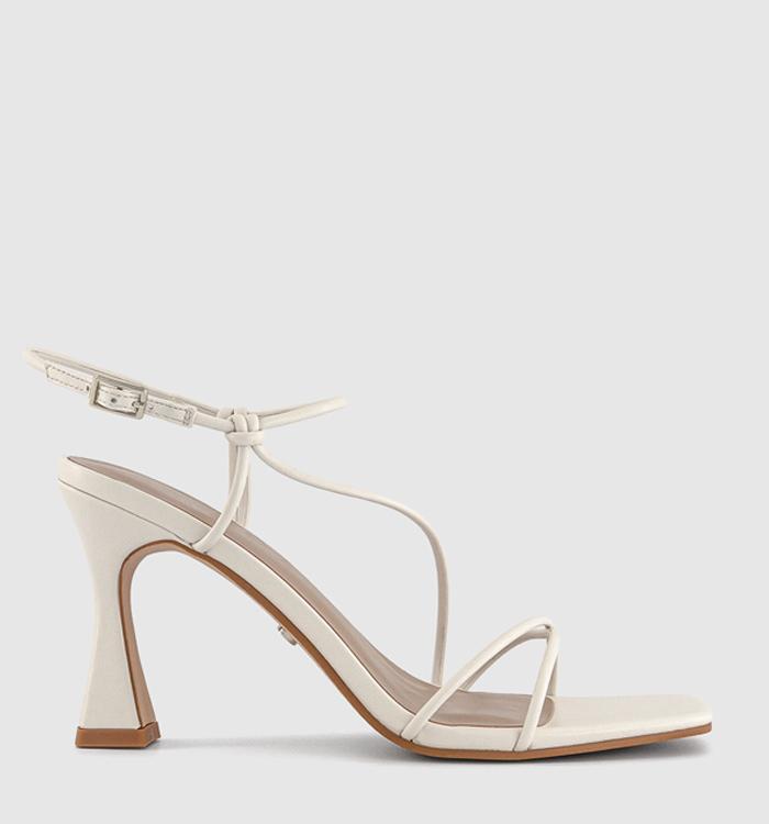 OFFICE Hart Strappy Heeled Sandals Off White
