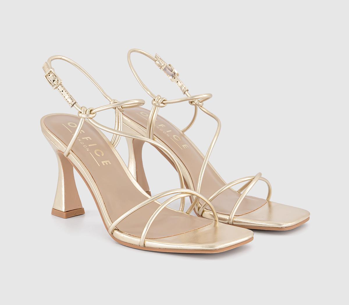 OFFICEHart Strappy Heeled Sandals OFFICEHart Strappy Heeled SandalsGold