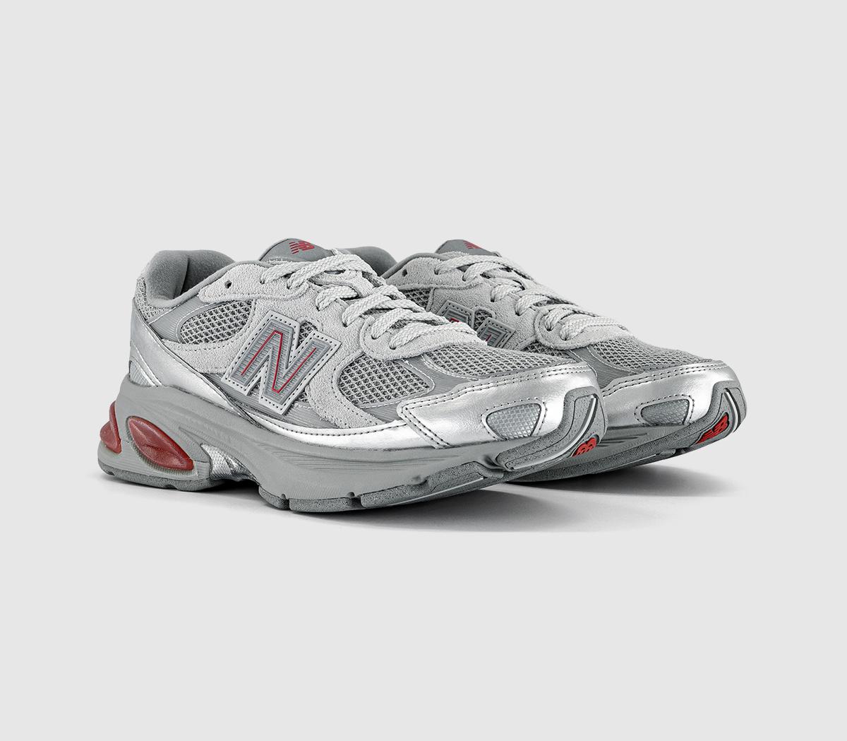 New Balance2010 TrainersSilver Metallic Team Red Concrete