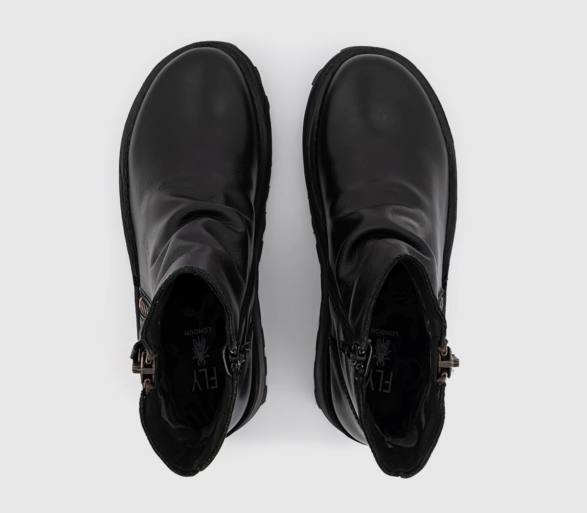 FLY LondonHole BootsBlack
