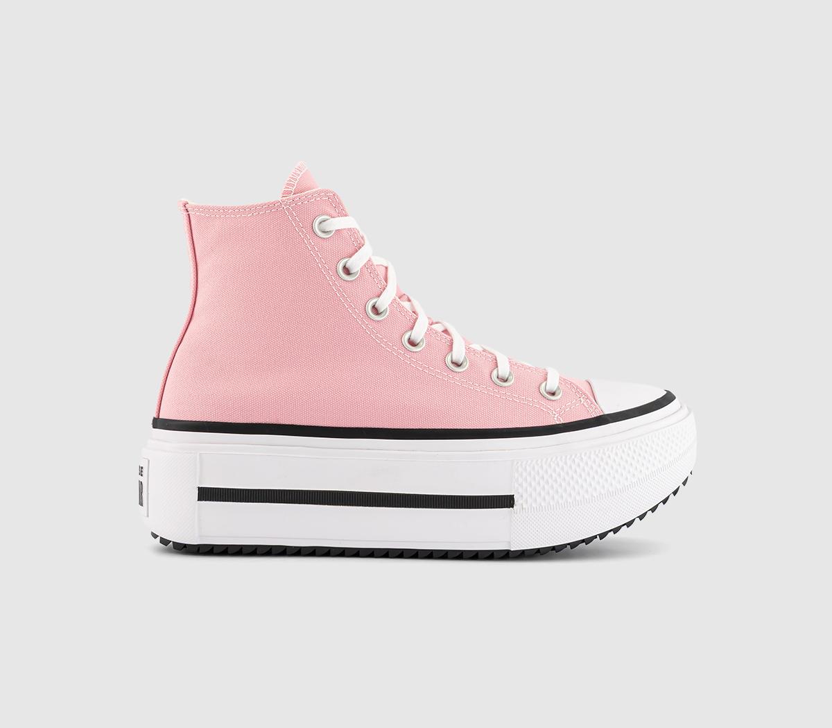 ConverseChuck Taylor All Star Lift Hi Double TrainersLight Jellyfish Jitter Egret