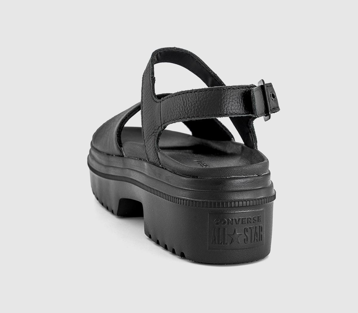 ConverseAll Star Lugged Heel Sandals ConverseAll Star Lugged Heel SandalsBlack