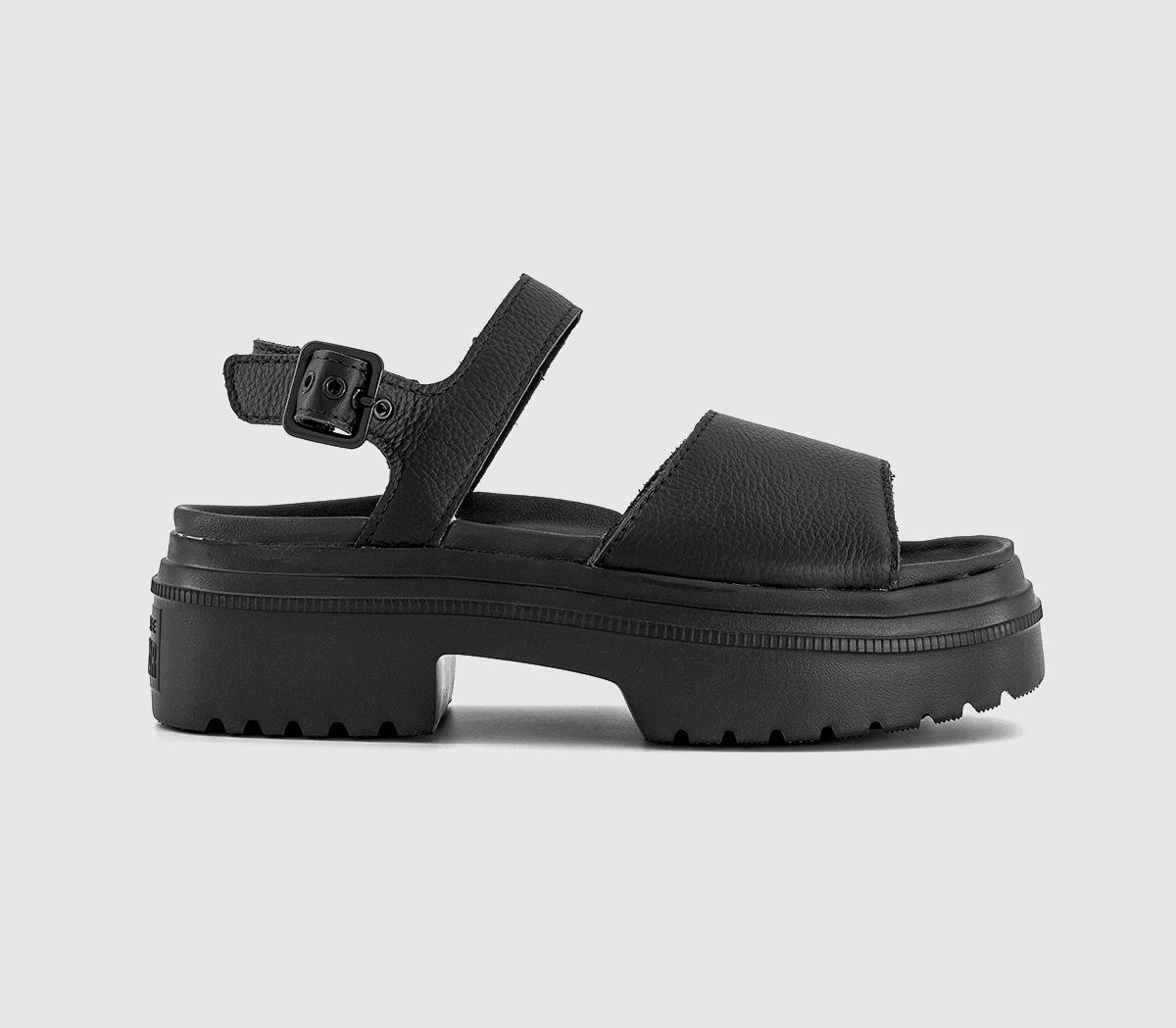 ConverseAll Star Lugged Heel Sandals ConverseAll Star Lugged Heel SandalsBlack