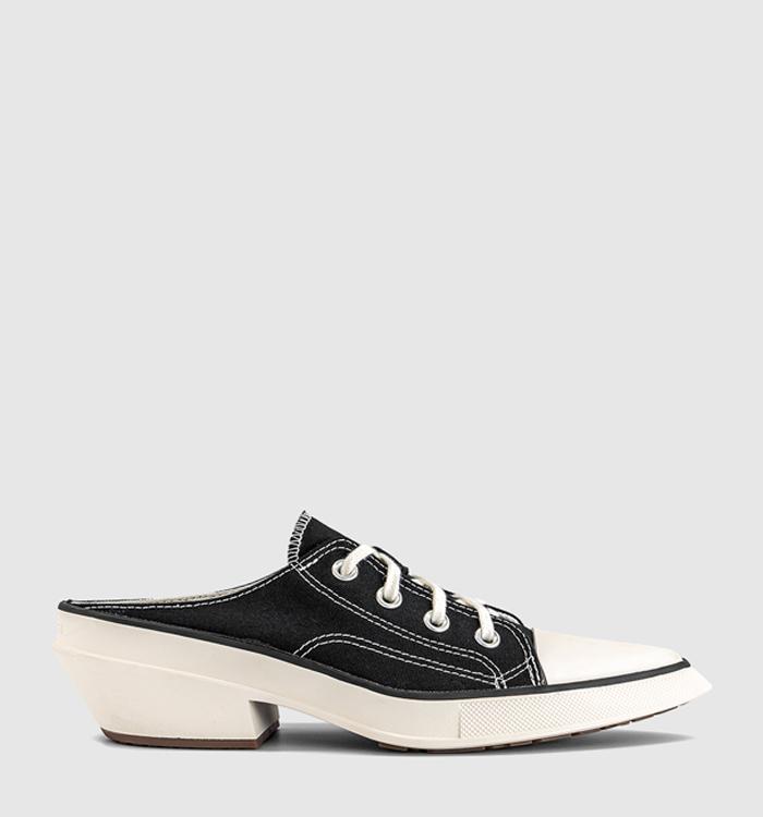 Converse Chuck 70 De Luxe Heel Mules Black Egret White