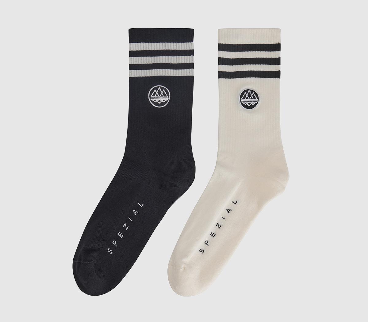 adidasMod SPZL SocksChalk White Black