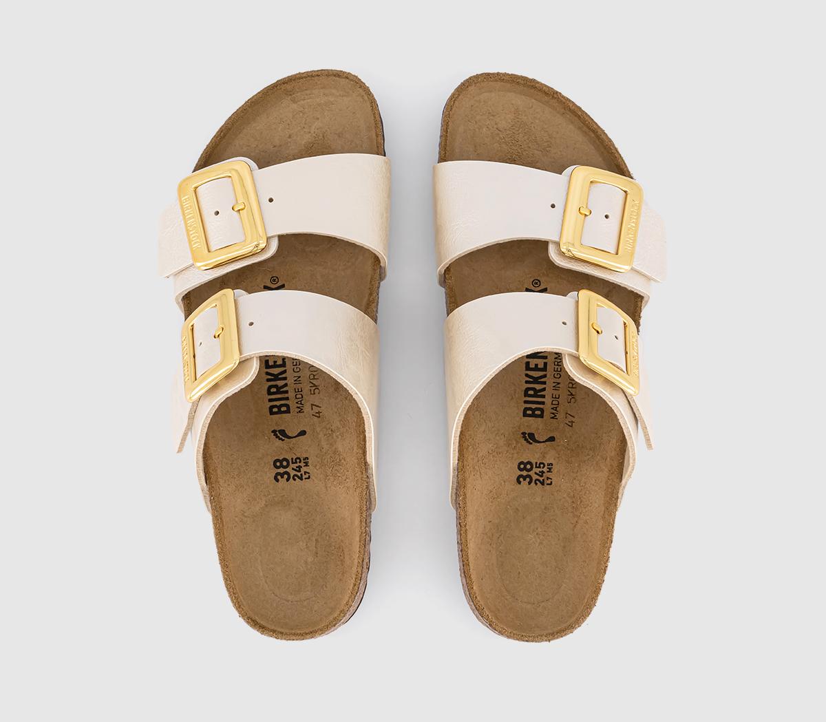 BIRKENSTOCK Sydney Two Strap Sandals BIRKENSTOCK Sydney Two Strap Sandals Graceful Pearl White