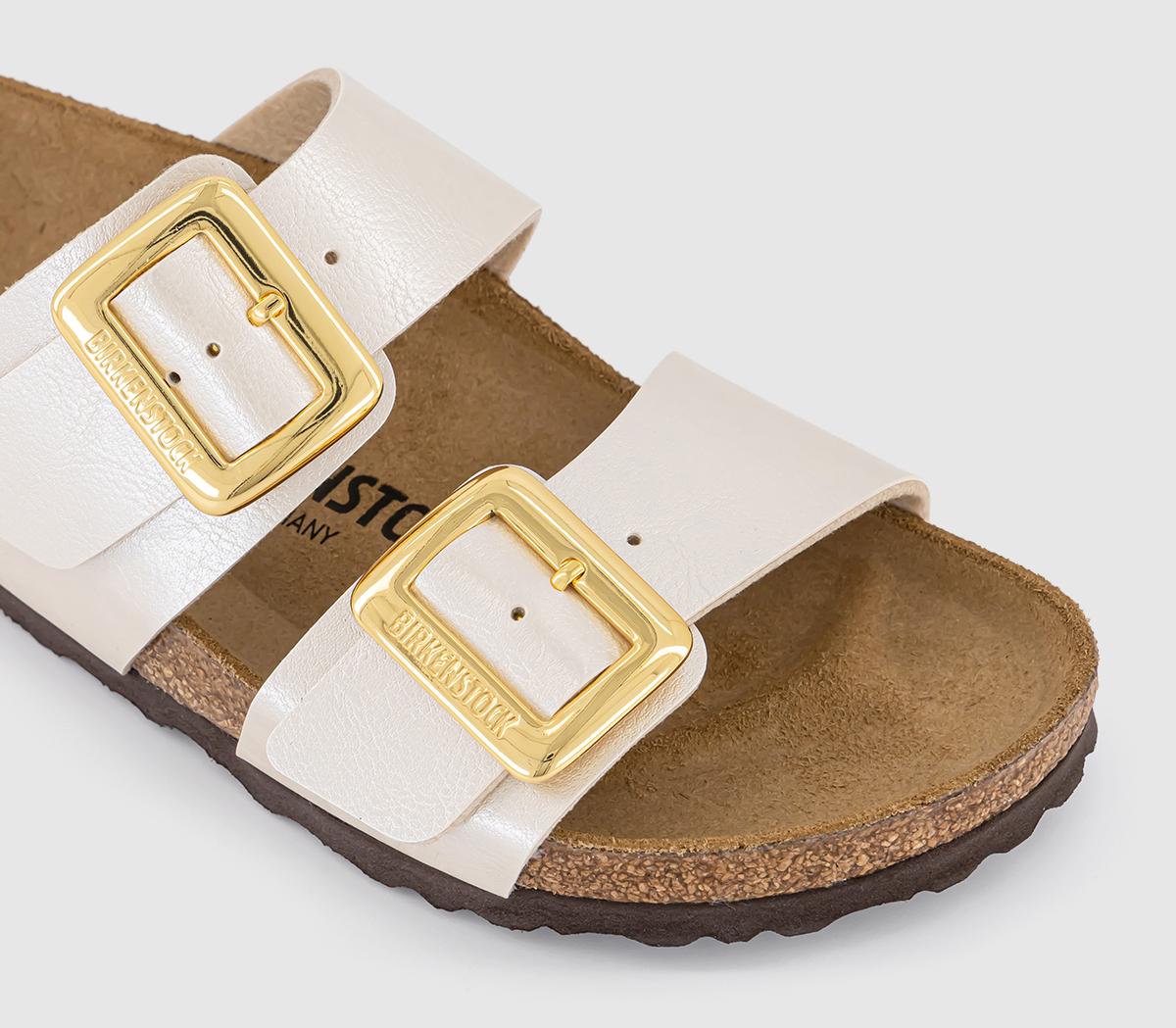 BIRKENSTOCK Sydney Two Strap Sandals BIRKENSTOCK Sydney Two Strap Sandals Graceful Pearl White