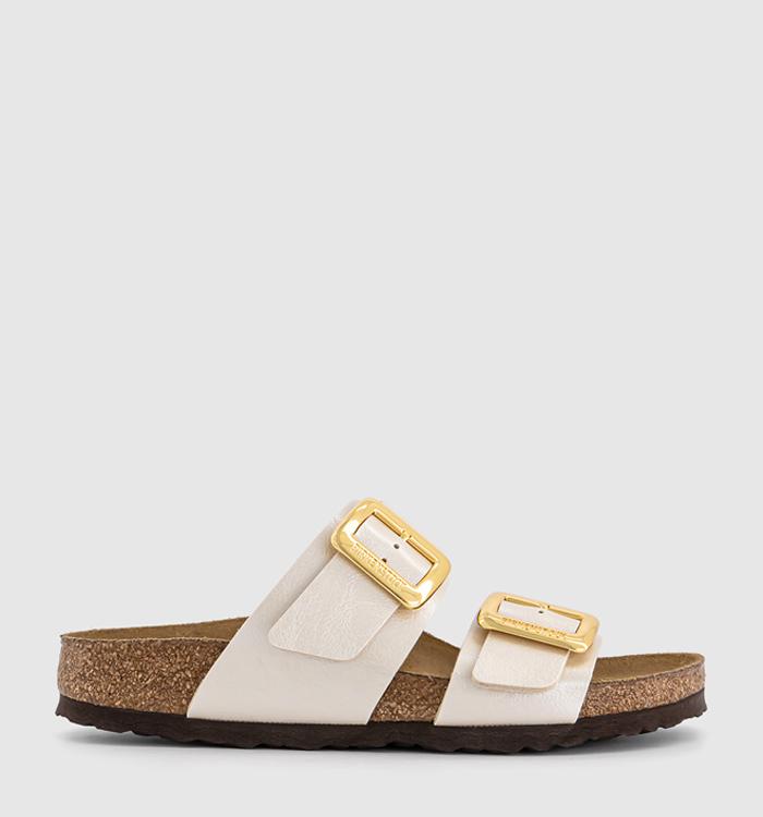 BIRKENSTOCK Sydney Two Strap Sandals Graceful Pearl White