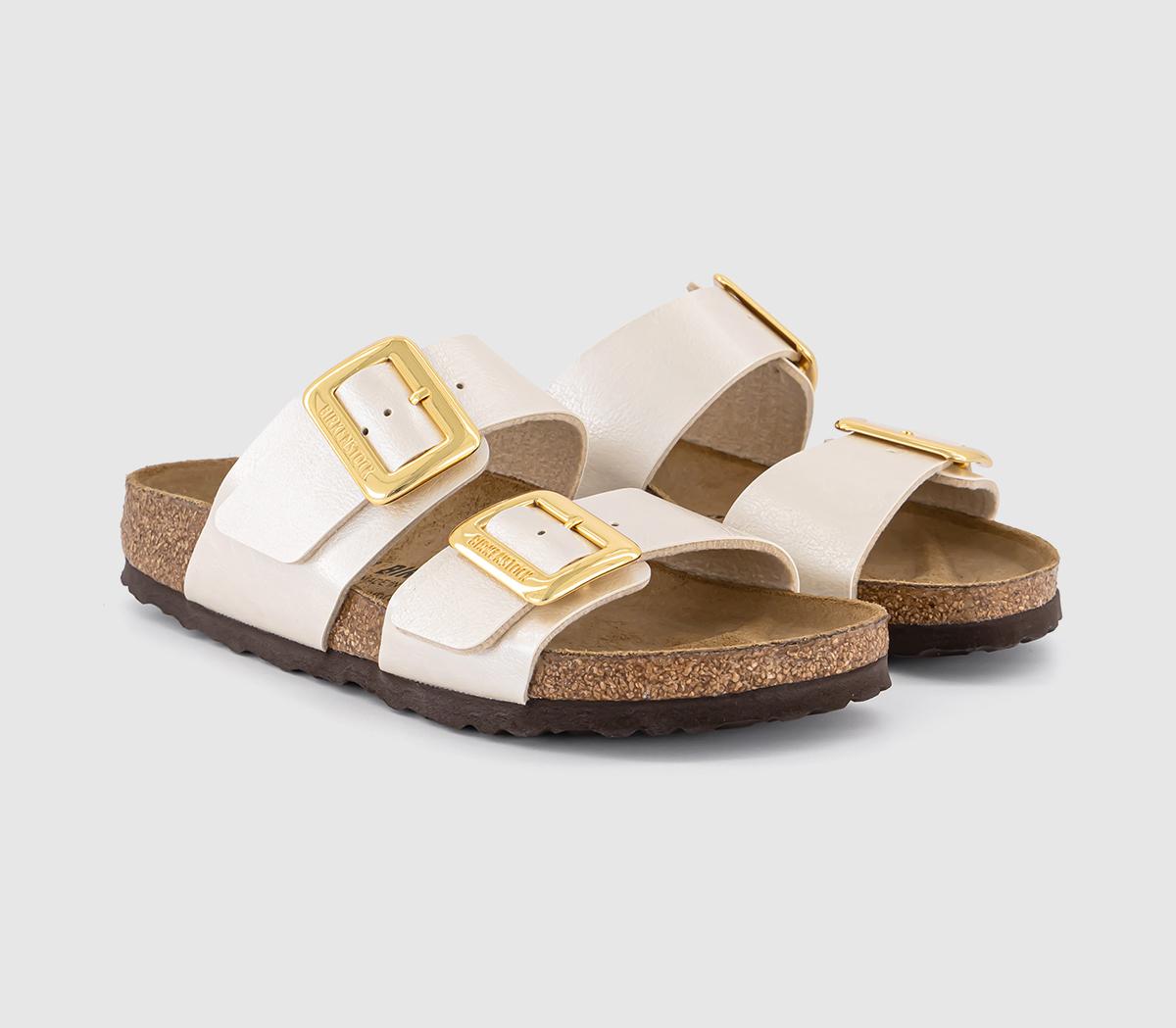 BIRKENSTOCK Sydney Two Strap Sandals BIRKENSTOCK Sydney Two Strap Sandals Graceful Pearl White
