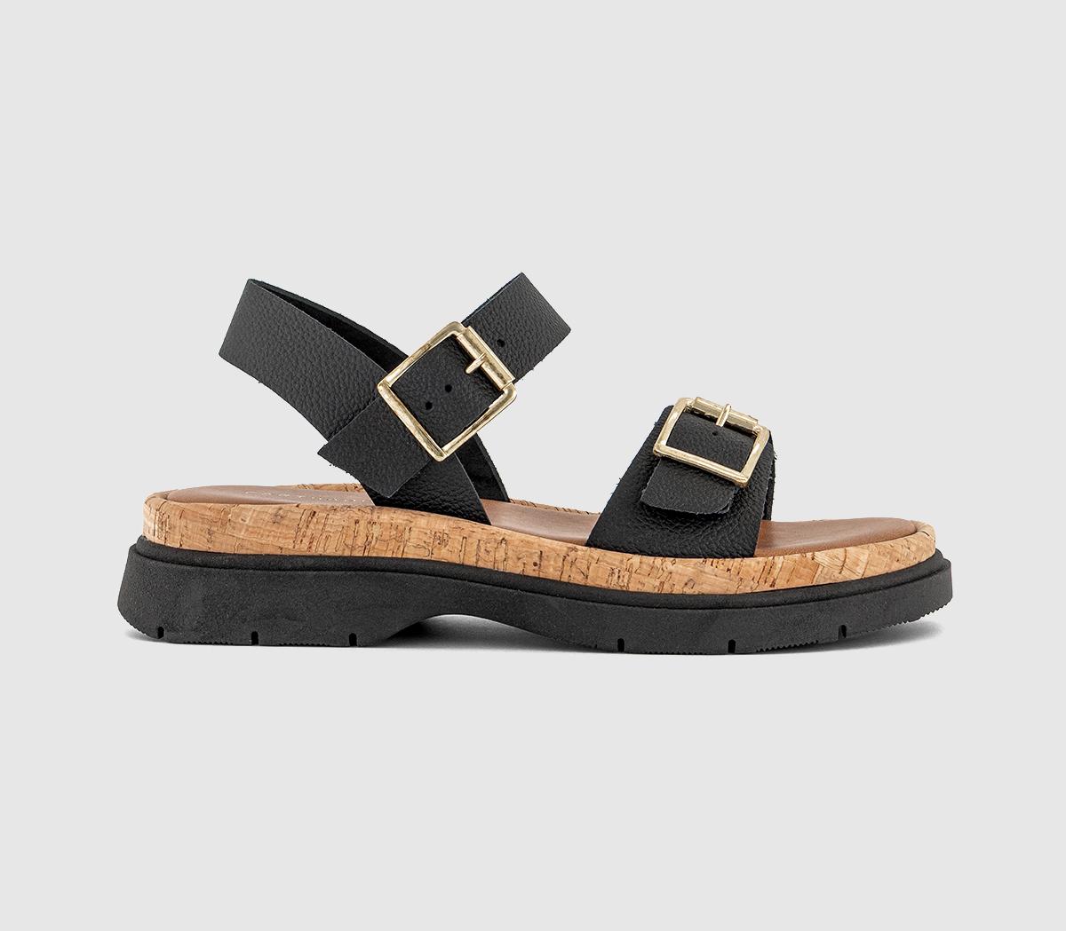 EARTHADDICTLily Chunky 2 Part Sandals EARTHADDICTLily Chunky 2 Part SandalsBlack