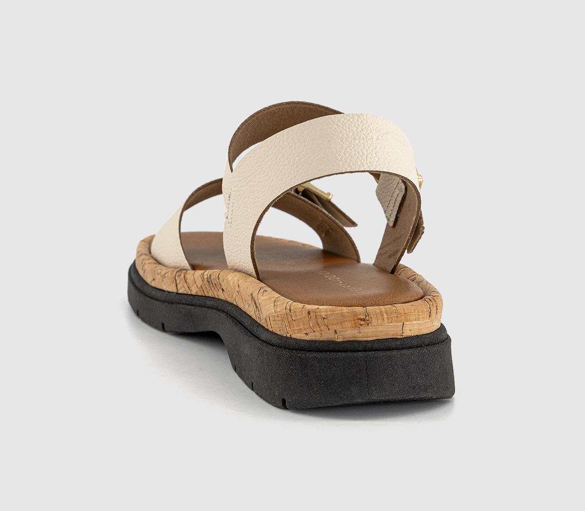 EARTHADDICT Lily Chunky 2 Part Sandals EARTHADDICT Lily Chunky 2 Part Sandals White