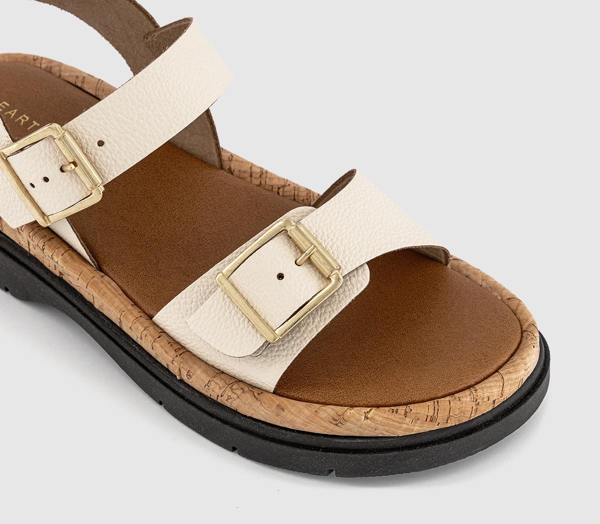 EARTHADDICT Lily Chunky 2 Part Sandals EARTHADDICT Lily Chunky 2 Part Sandals White