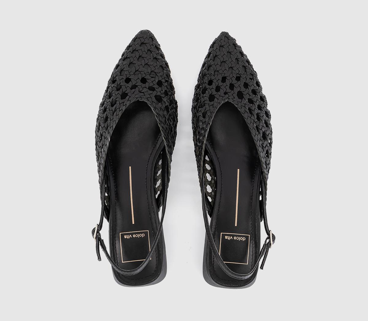 Dolce Vita Birdie Woven Slingback Flats Dolce Vita Birdie Woven Slingback Flats Black