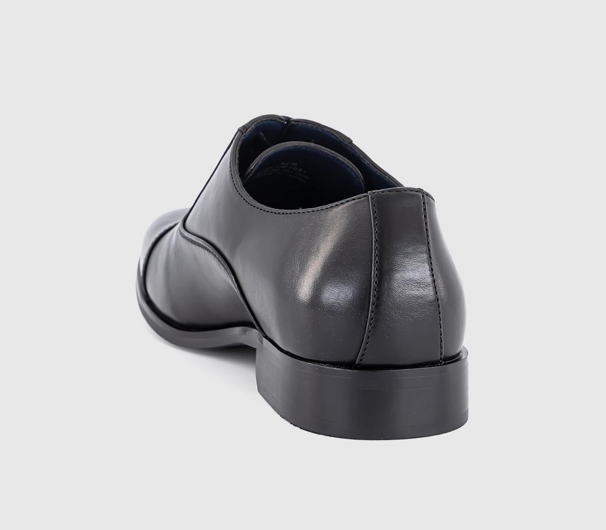 OFFICEMyddle Punch Detail Toe Cap Oxford ShoesBlack
