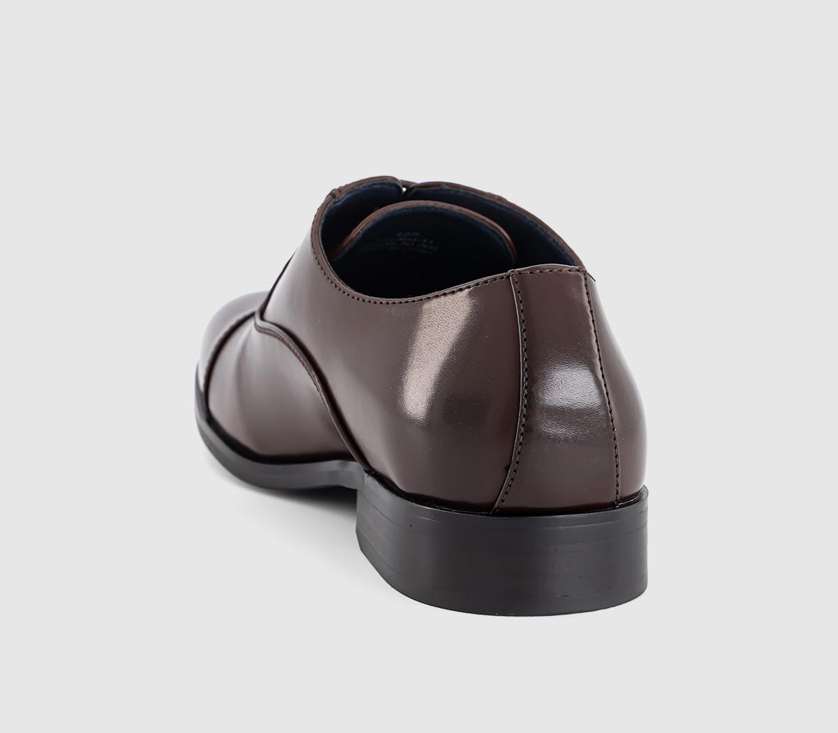 OFFICEMyddle Punch Detail Toe Cap Oxford Shoes OFFICEMyddle Punch Detail Toe Cap Oxford ShoesBrown