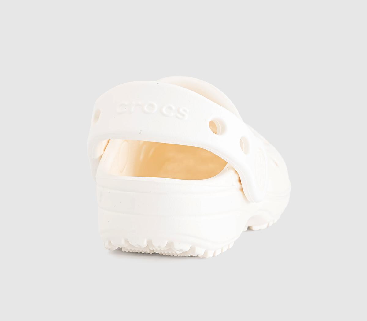 CrocsClassic Floral Cut Out Toddler ClogsChalk