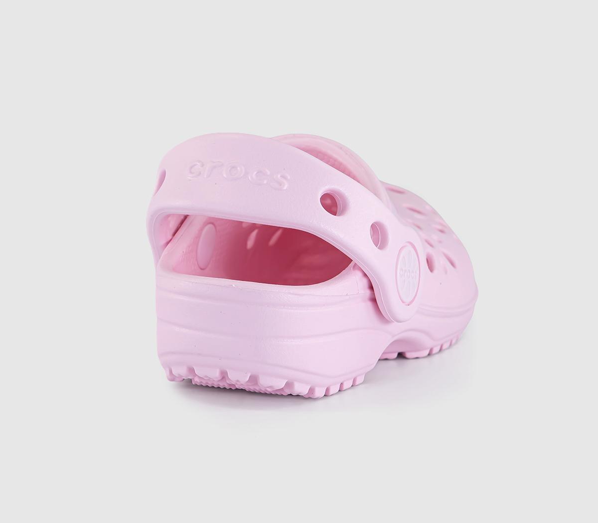 CrocsClassic Floral Cut Out Toddler ClogsPink Milk