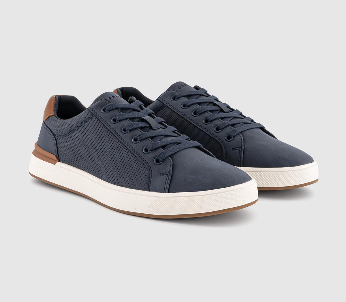OFFICECarrick Perf Side Trainers OFFICECarrick Perf Side TrainersNavy