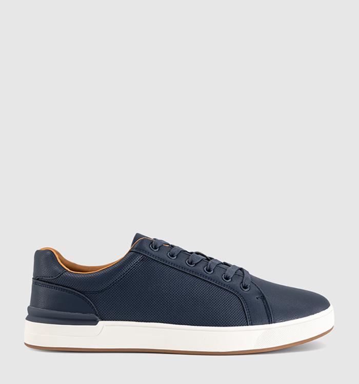 OFFICE Carrick Perf Side Trainers New Navy
