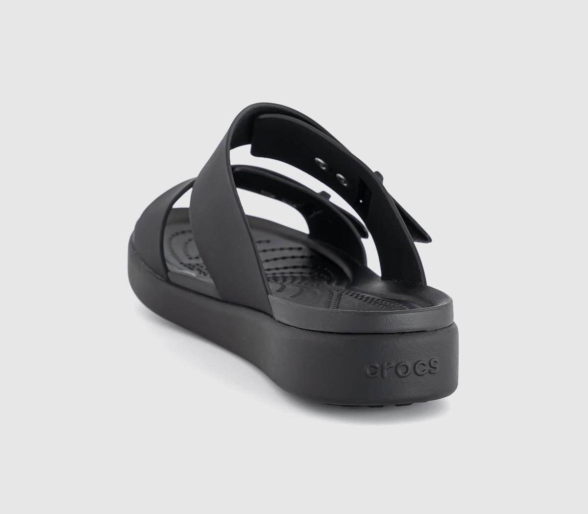 CrocsBrooklyn Buckle Low SandalsBlack