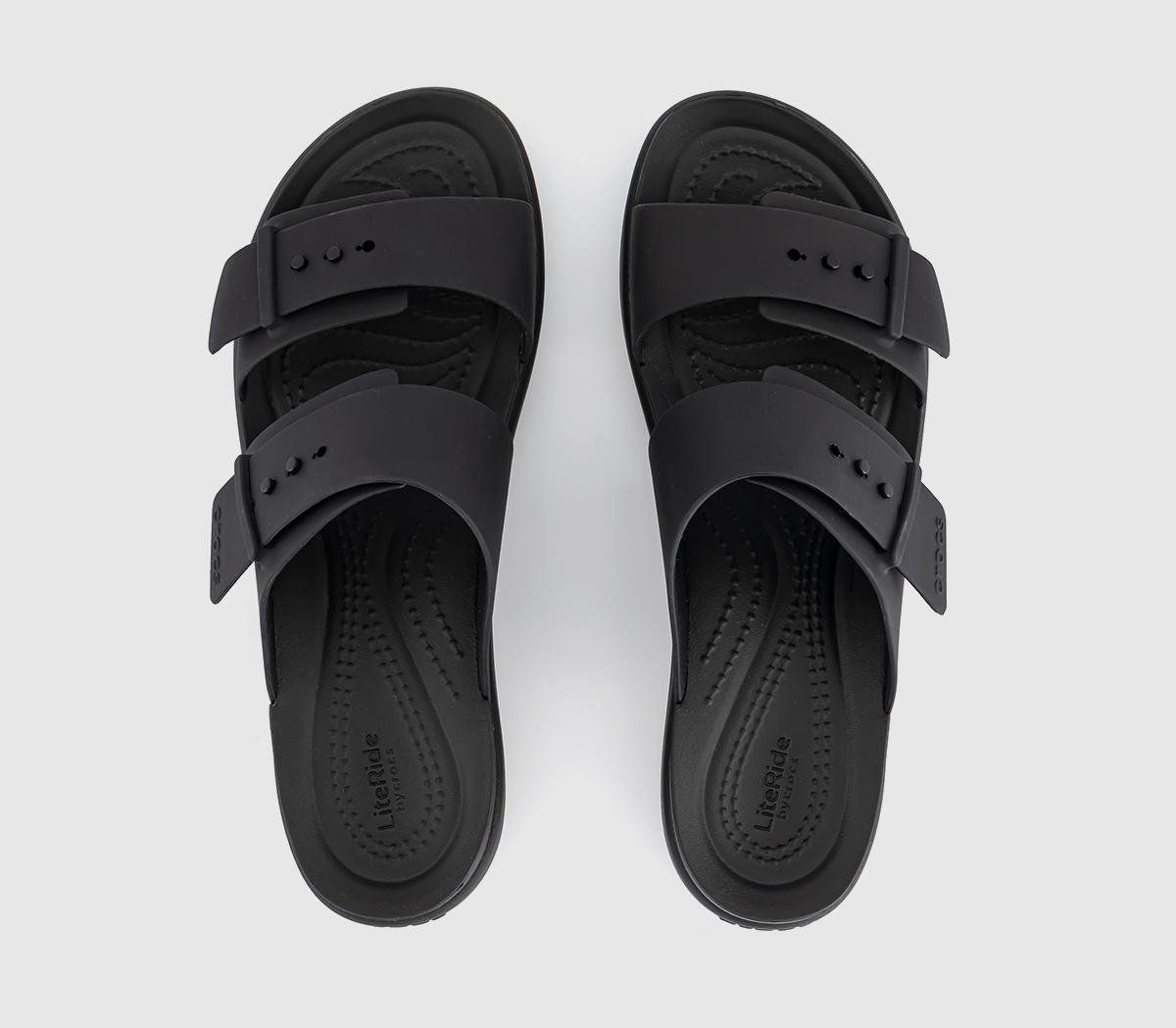 CrocsBrooklyn Buckle Low Sandals CrocsBrooklyn Buckle Low SandalsBlack