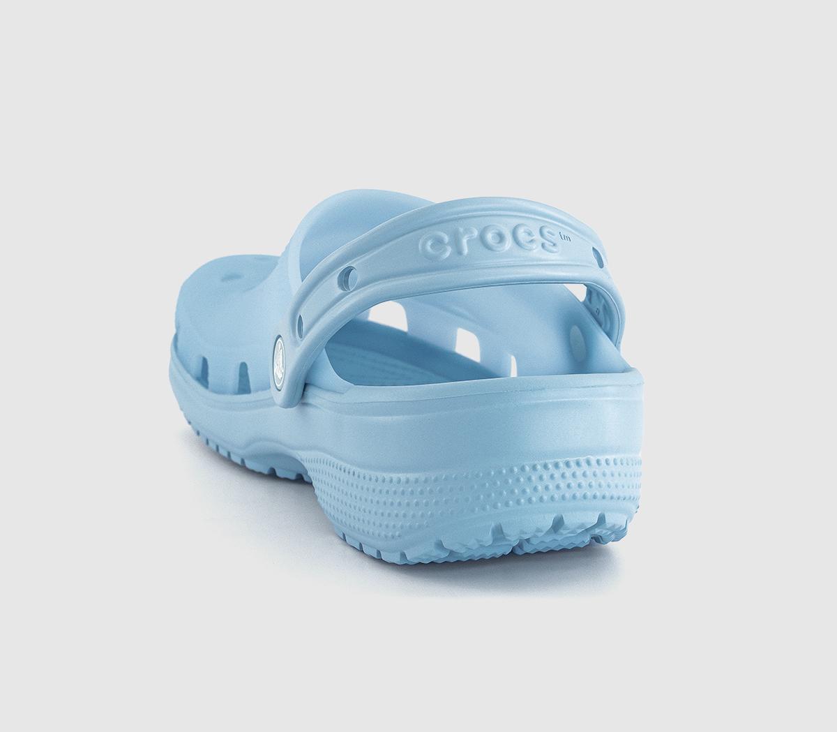 Crocs Classic Frosted Clogs Crocs Classic Frosted Clogs Blue Calcite