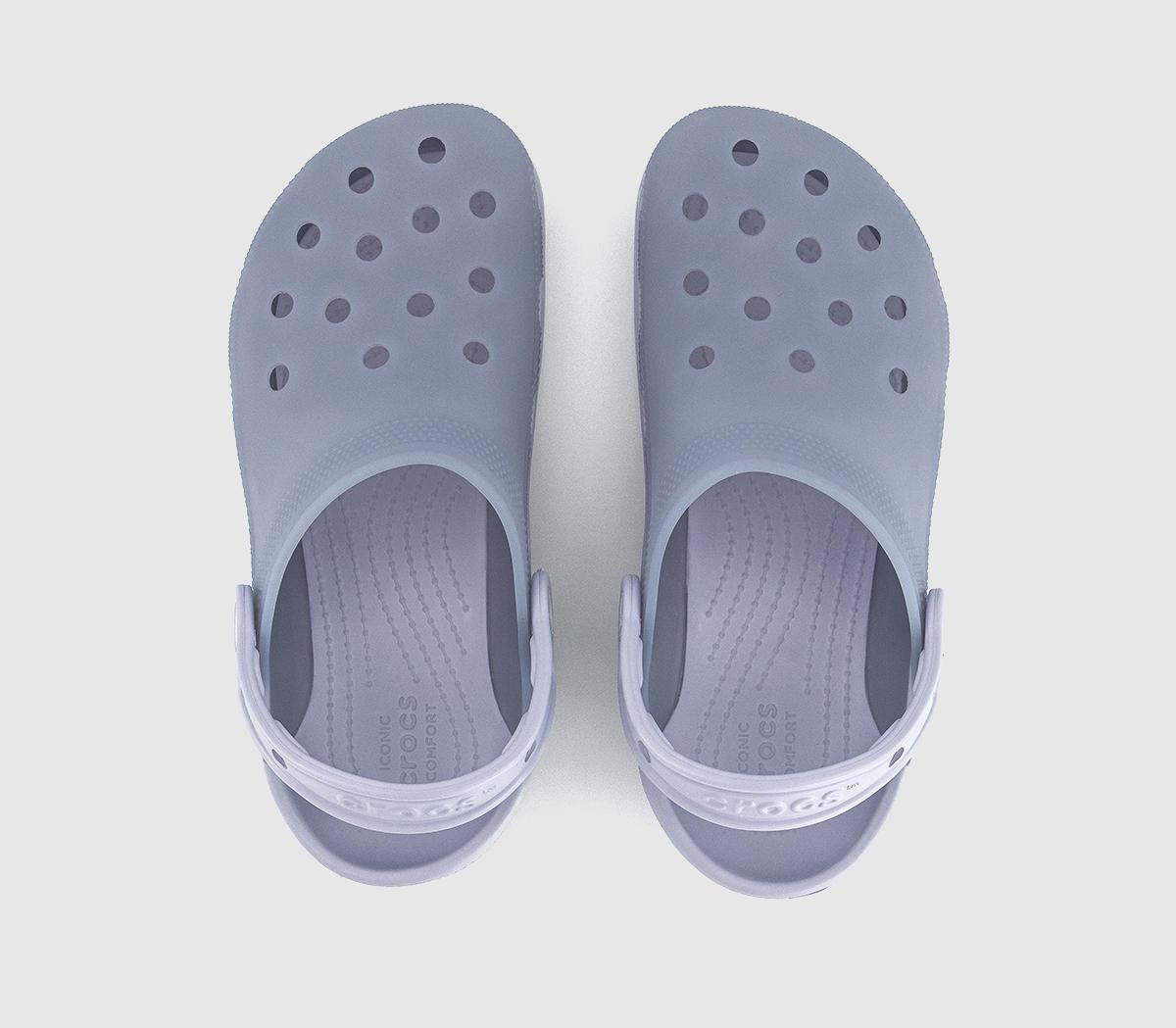 Crocs Classic Frosted Clogs Crocs Classic Frosted Clogs Purple Moon