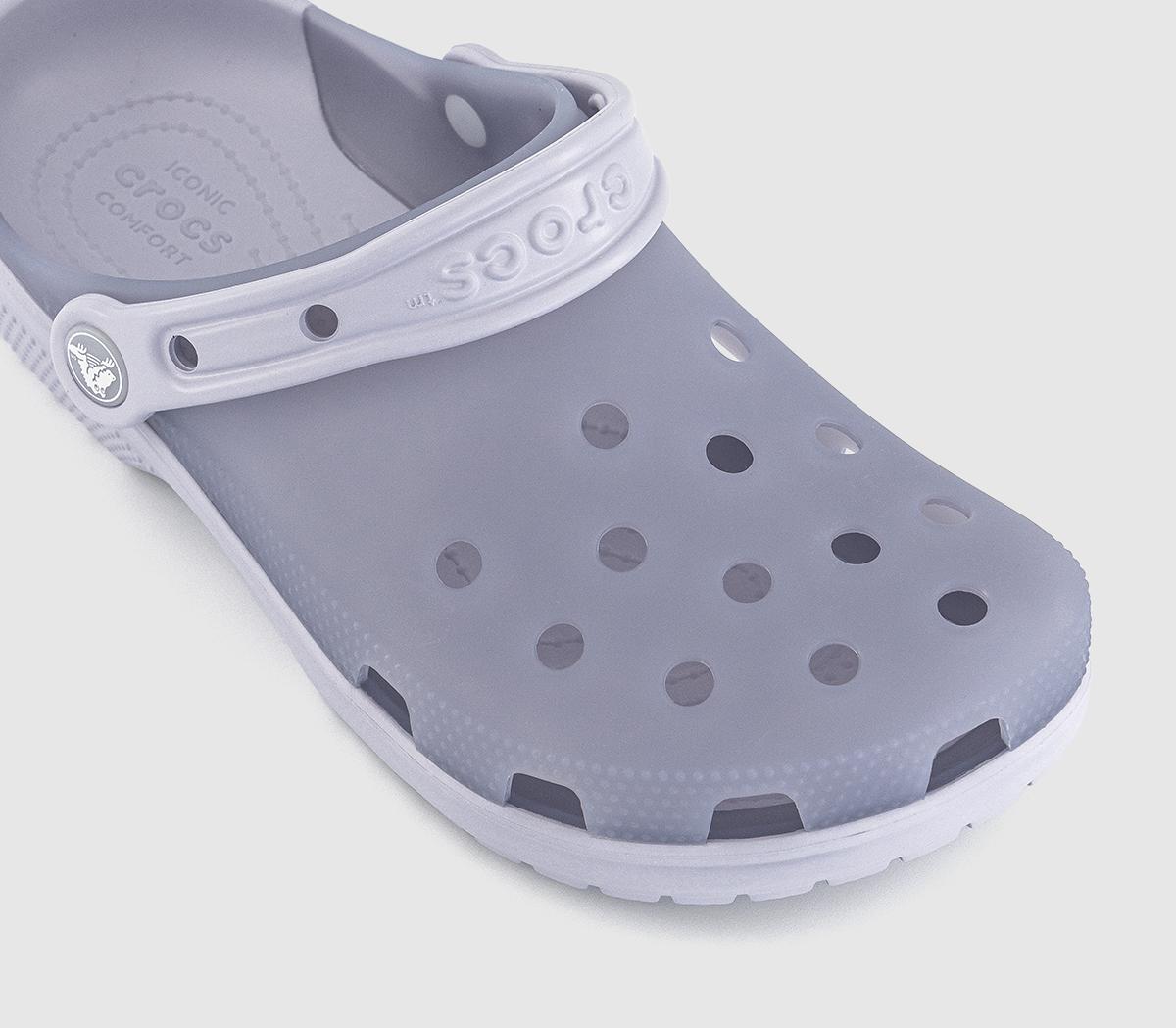 Crocs Classic Frosted Clogs Crocs Classic Frosted Clogs Purple Moon