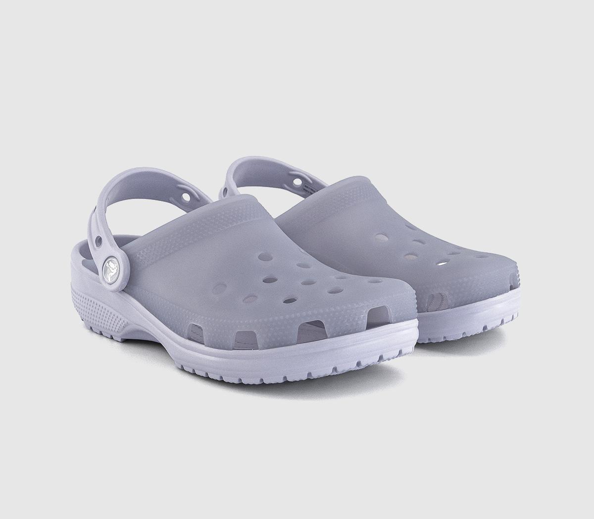 Crocs Classic Frosted Clogs Crocs Classic Frosted Clogs Purple Moon