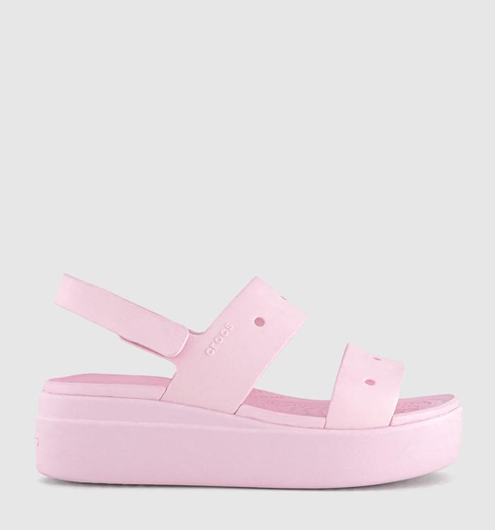 Crocs Brooklyn 4u Sandals Pink Milk