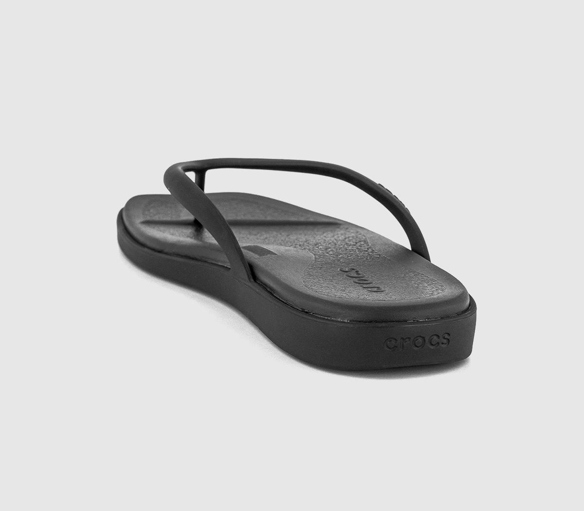 CrocsMiami Flip Sandals CrocsMiami Flip SandalsBlack