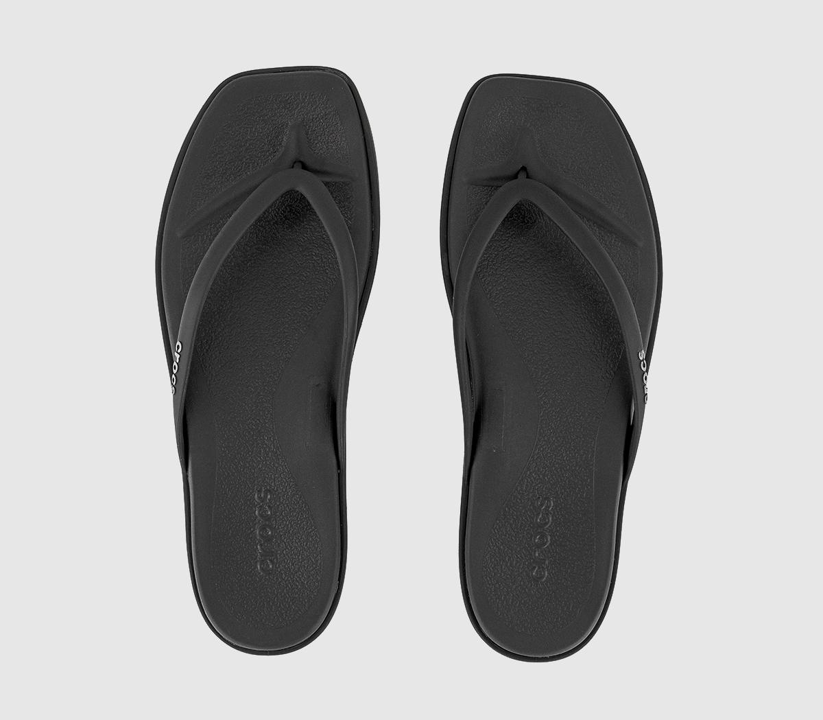 CrocsMiami Flip Sandals CrocsMiami Flip SandalsBlack
