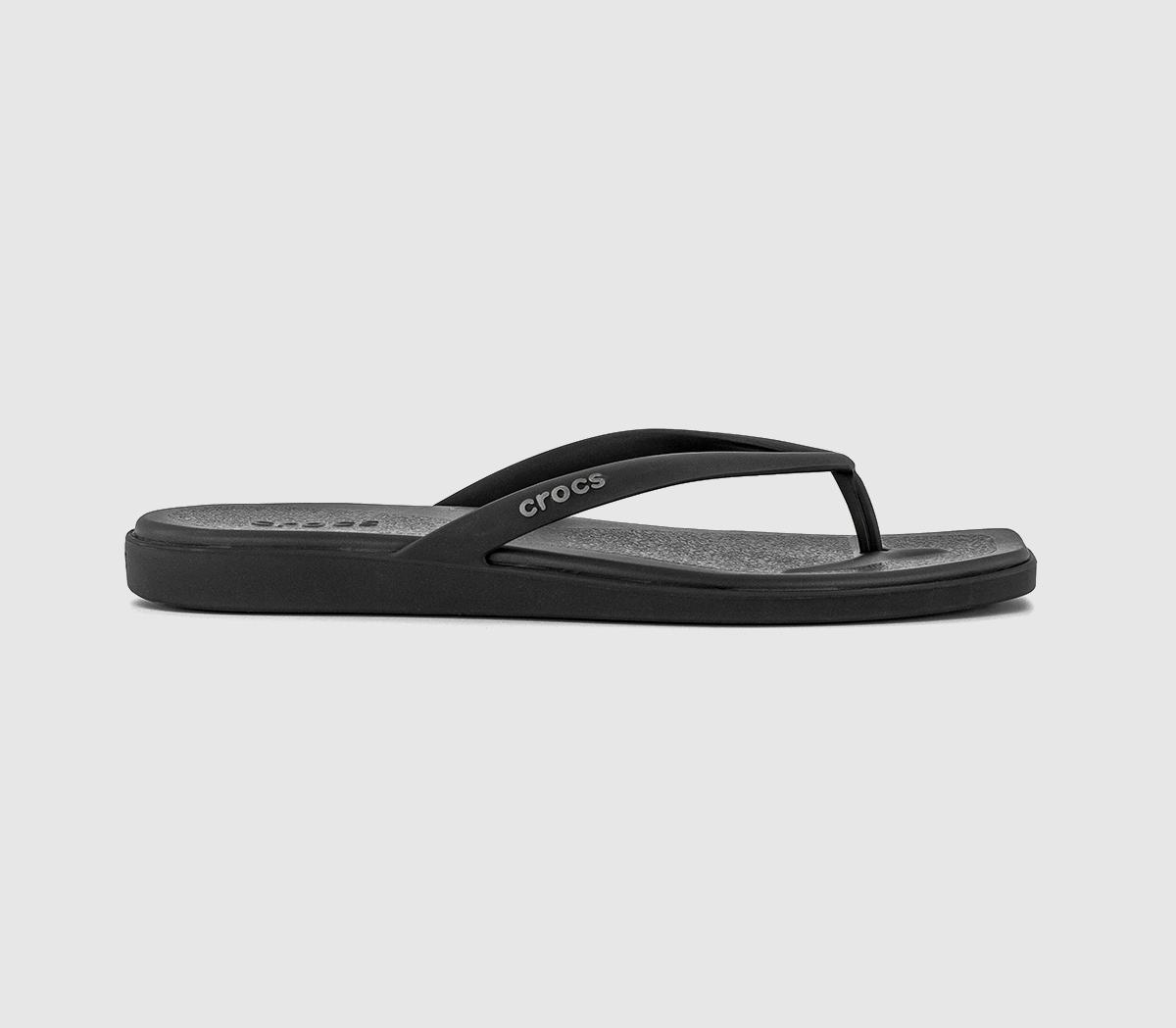 CrocsMiami Flip Sandals CrocsMiami Flip SandalsBlack