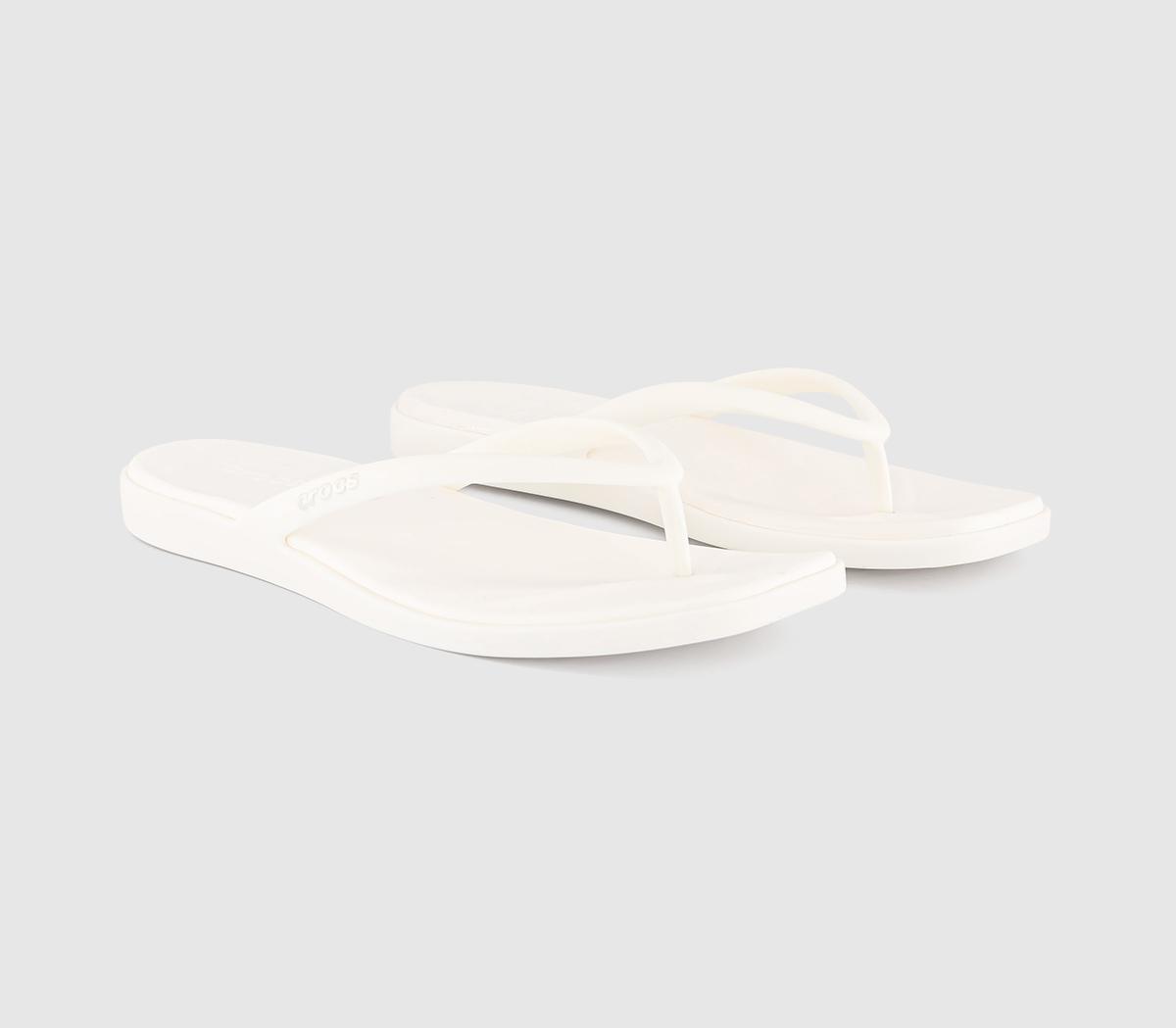 CrocsMiami Flip Sandals CrocsMiami Flip SandalsChalk