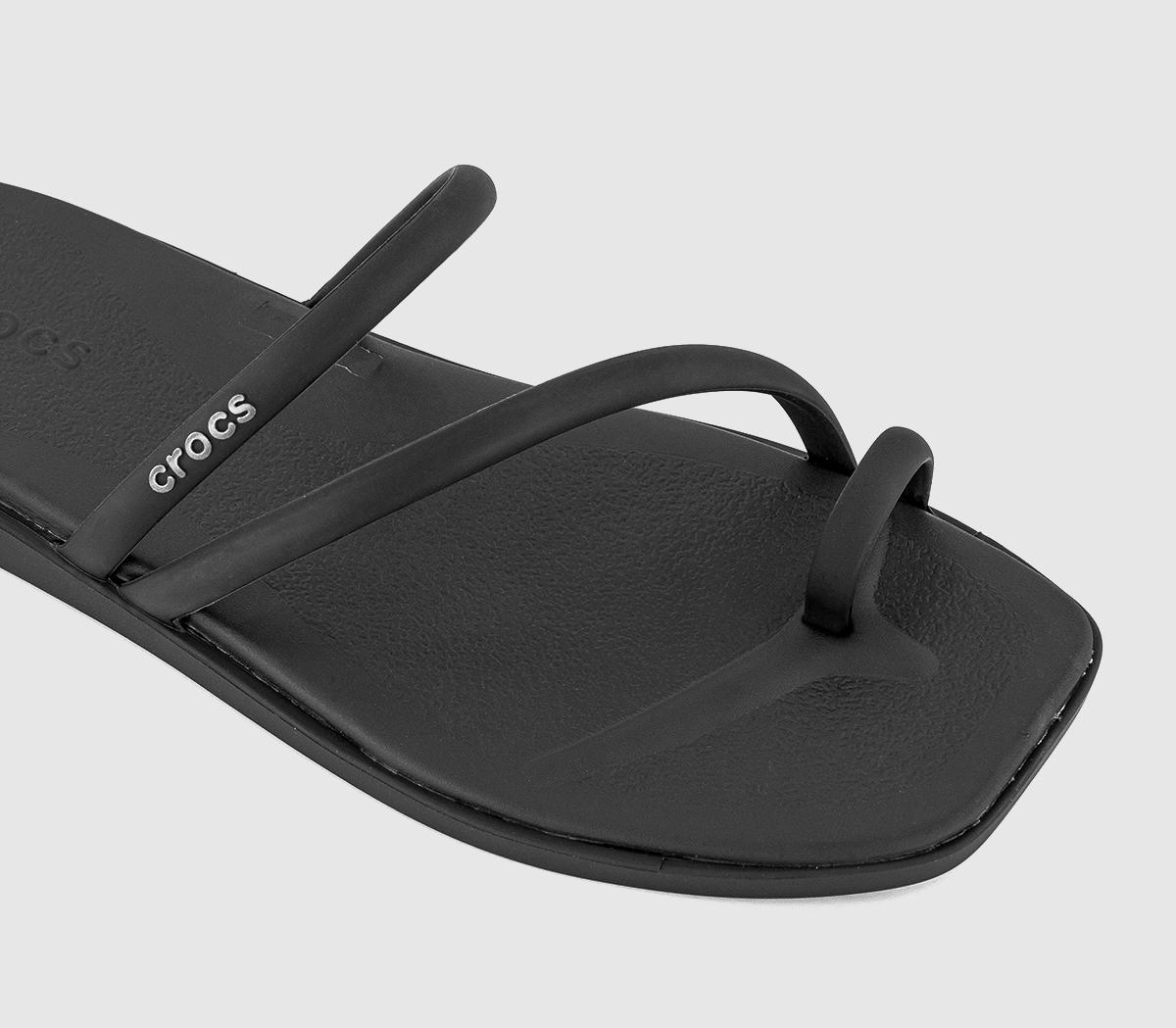 CrocsMiami Toe Loop Sandals CrocsMiami Toe Loop SandalsBlack