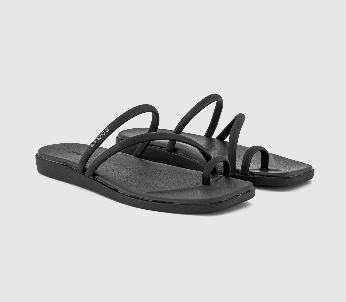 CrocsMiami Toe Loop Sandals CrocsMiami Toe Loop SandalsBlack