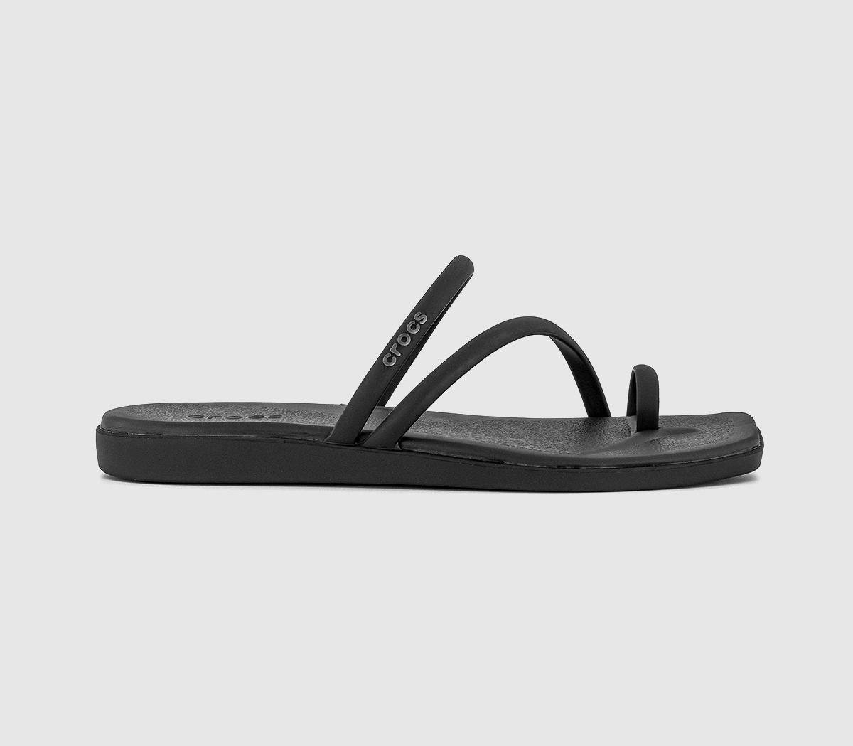 CrocsMiami Toe Loop Sandals CrocsMiami Toe Loop SandalsBlack