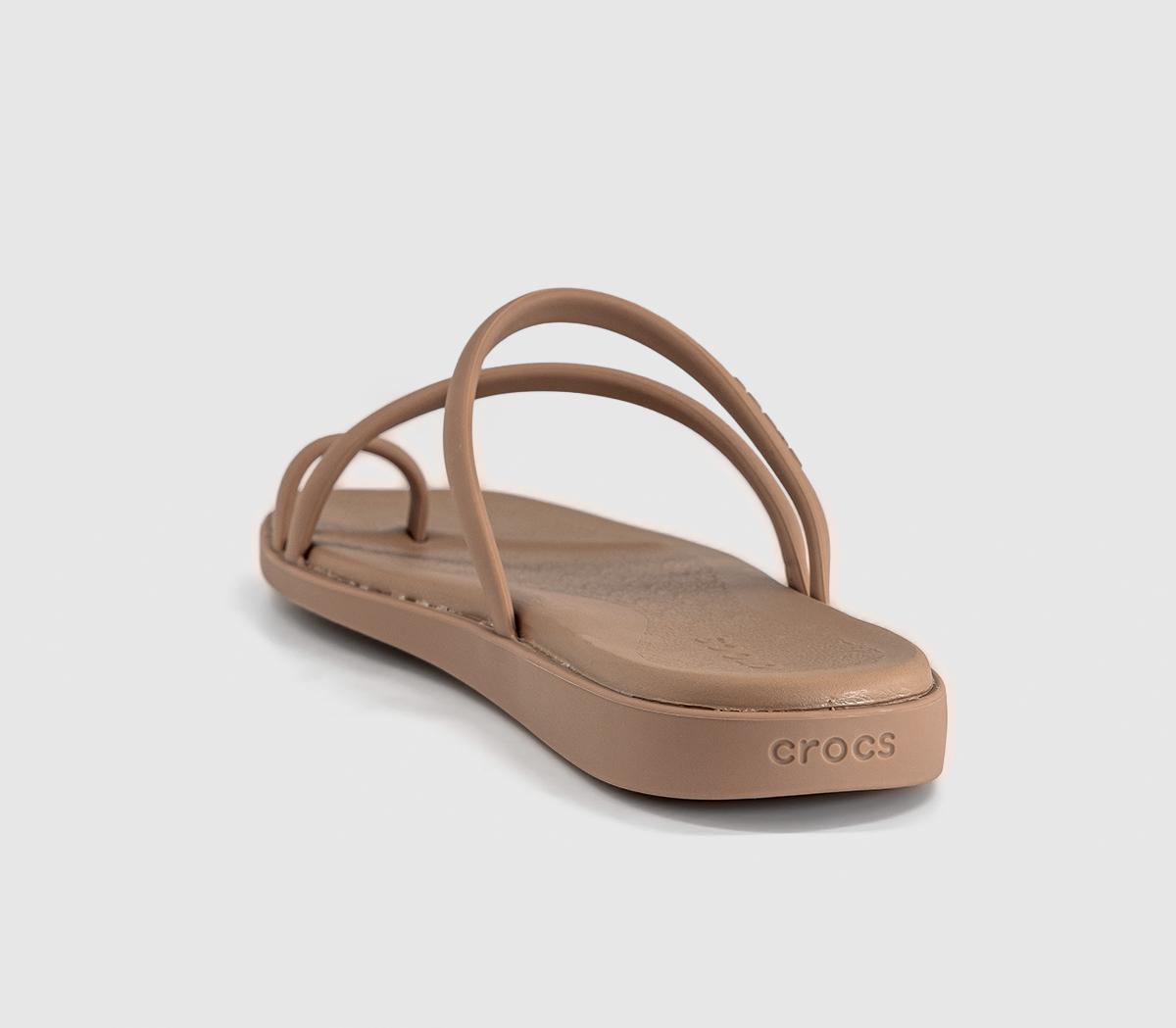 CrocsMiami Toe Loop SandalsMilk Chocolate