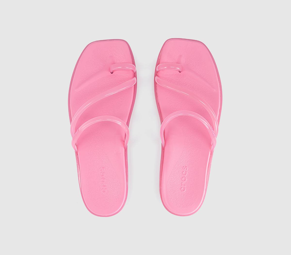 CrocsMiami Toe Loop SandalsPink Lemonade Jelly