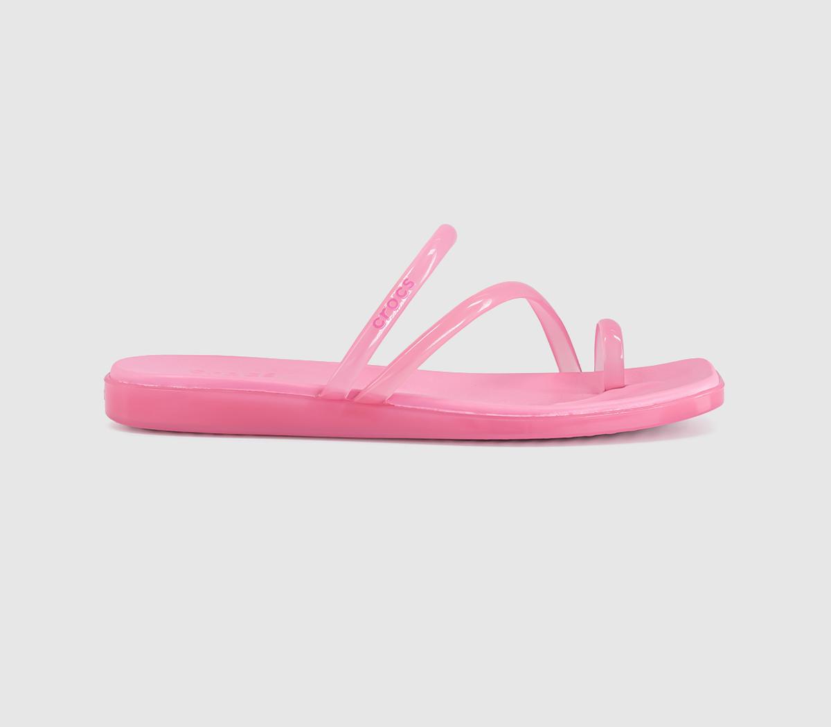 CrocsMiami Toe Loop SandalsPink Lemonade Jelly