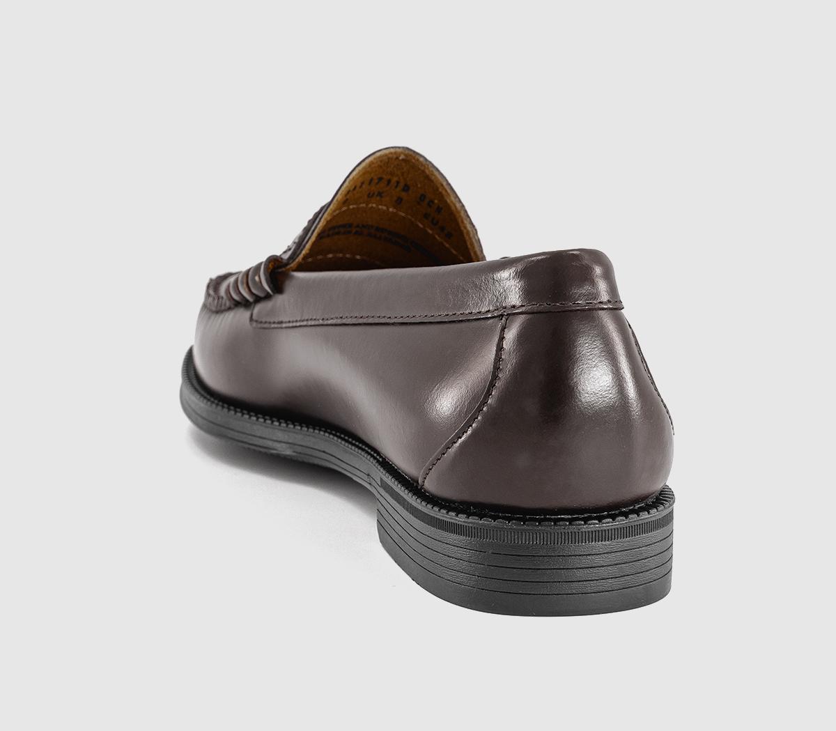 G.H Bass & CoEasy Weejun Larson Moc Penny LoafersChocolate Leather