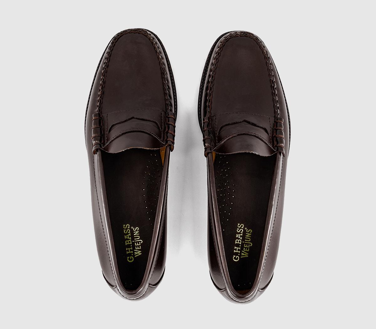 G.H Bass & CoEasy Weejun Larson Moc Penny LoafersChocolate Leather
