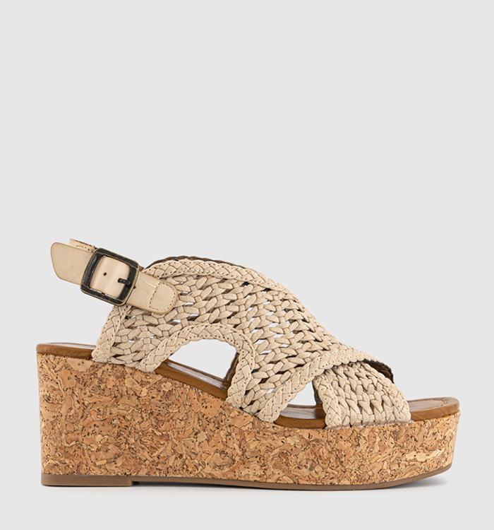Blowfish Malibu Andrea Wedge Sandals Gold