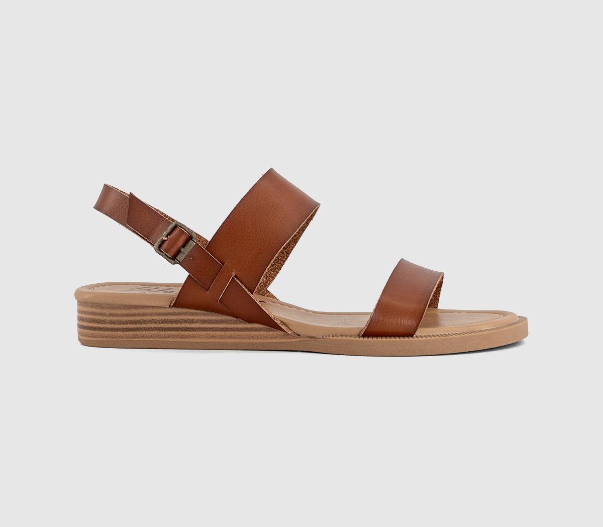 Blowfish Malibu Blowfish Arcadia Sandals Scotch  Brown in Women's Size 6, Office Shoes