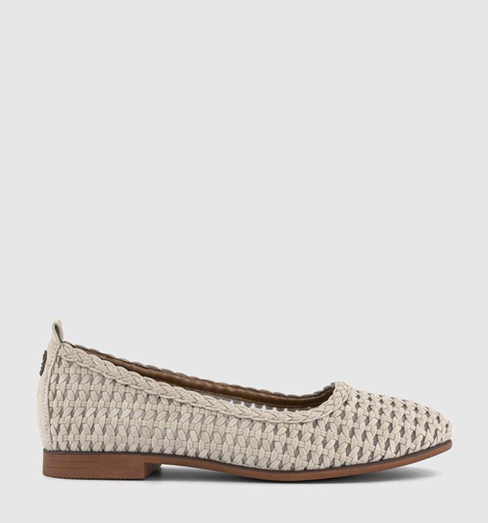 Blowfish Malibu Bardot Ballet Pumps Cloud Suede