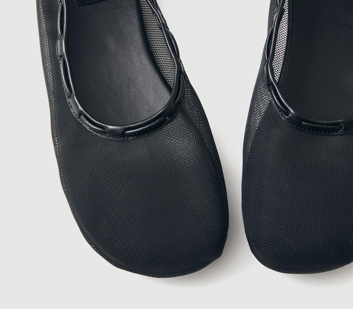 ALOHAS Gill Mesh Ballet Pumps ALOHAS Gill Mesh Ballet Pumps Black