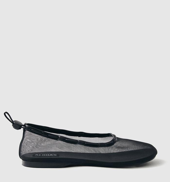 ALOHAS Gill Mesh Ballet Pumps Black