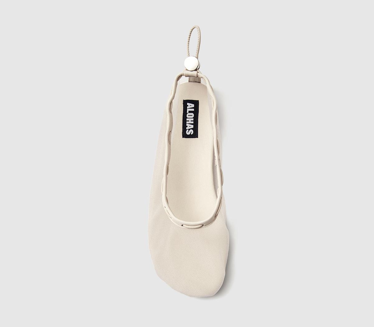 ALOHAS Gill Mesh Ballet Pumps ALOHAS Gill Mesh Ballet Pumps White