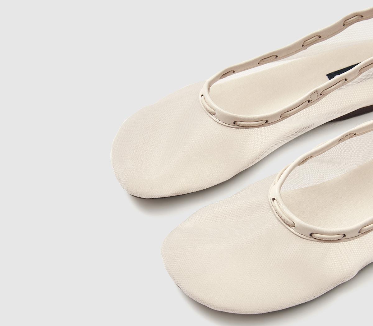 ALOHAS Gill Mesh Ballet Pumps ALOHAS Gill Mesh Ballet Pumps White